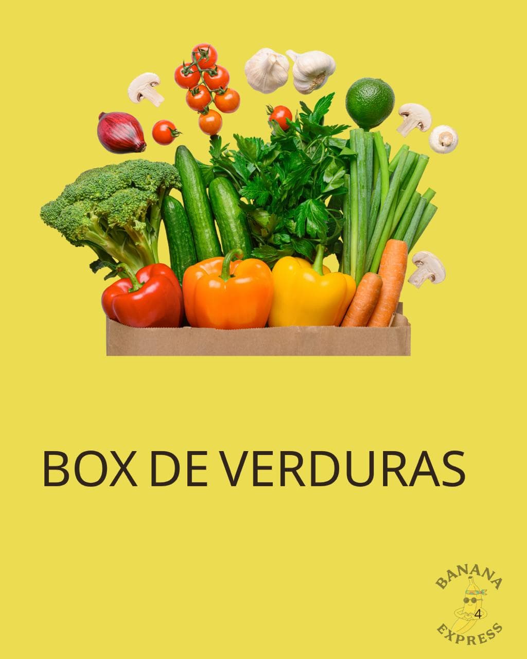 Box de verduras armada Banana Express