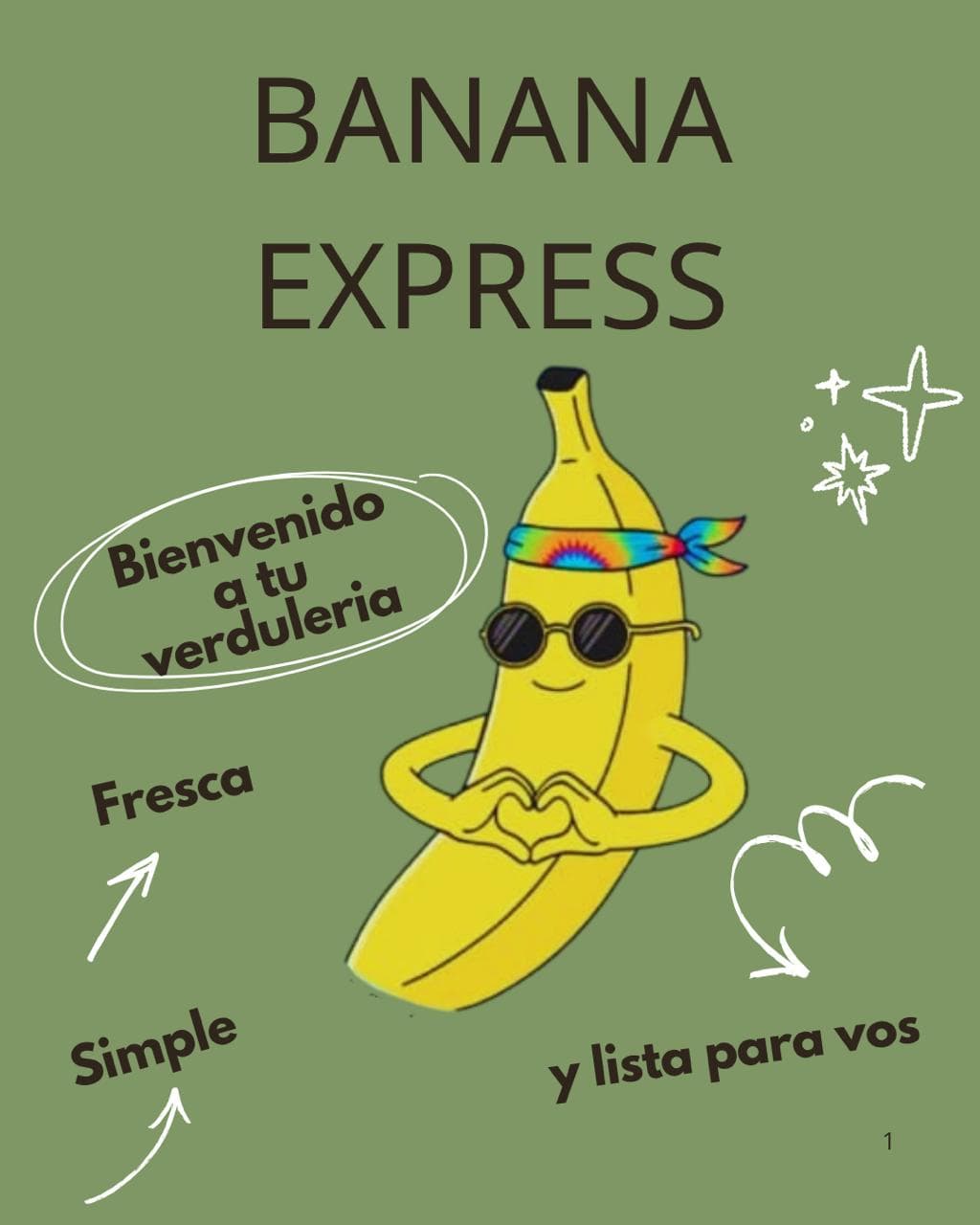 Bienvenido a tu verdulería Banana Express